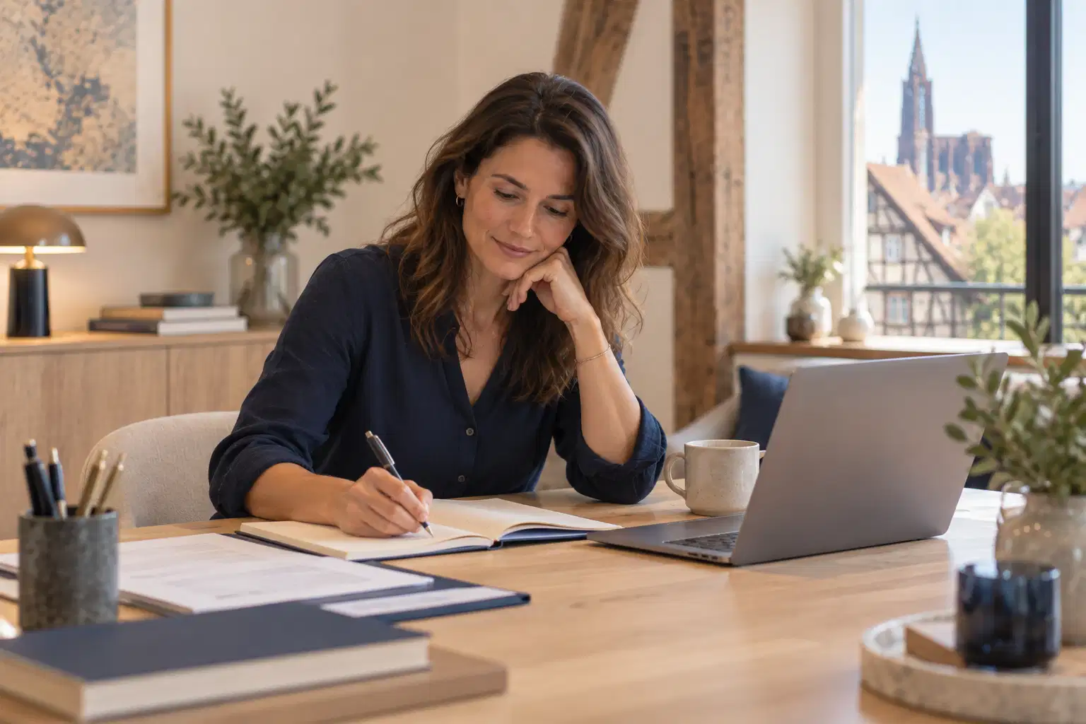 Professionnelle indépendante organisant ses projets